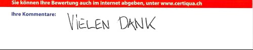 Vielen Dank.