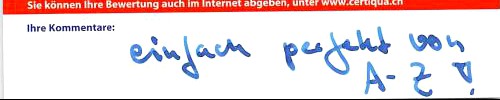 einfach perfekt von A-Z!