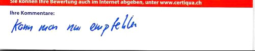 kann man nur empfehlen