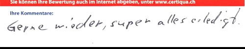 Gerne wieder, super alles erledigt!